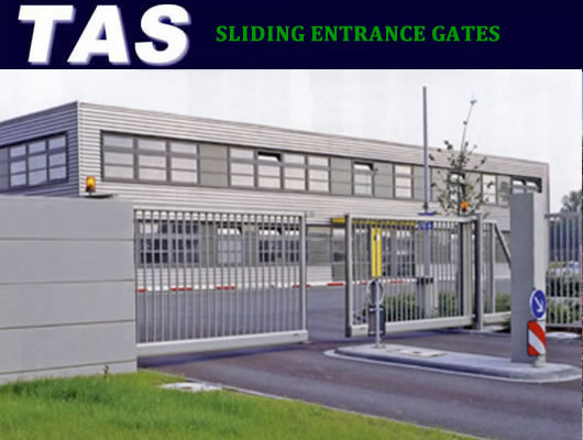 Security Control - Sliding entrance gates